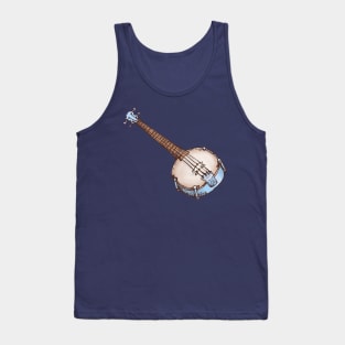 Blue Banjo Tank Top